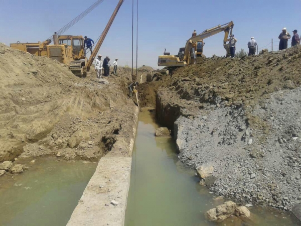 تعمیق و مقاوم سازی خطوط انتقال گاز حاشیه دریاچه ارومیه